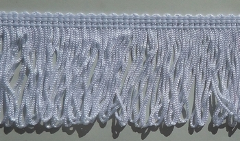 Fransen Schleife 5cm (25 m), Weiss 1